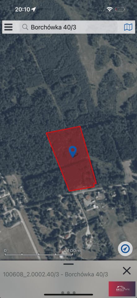 Działka budowlana Borchówka. Zdjęcie 1