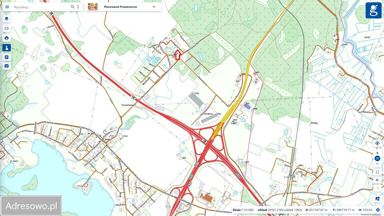 Działka budowlana Tomaszkowo, ul. Zajęcza. Zdjęcie 7