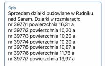 Działka budowlana Rudnik nad Sanem, ul. ks. Augustyna Kordeckiego. Zdjęcie 4