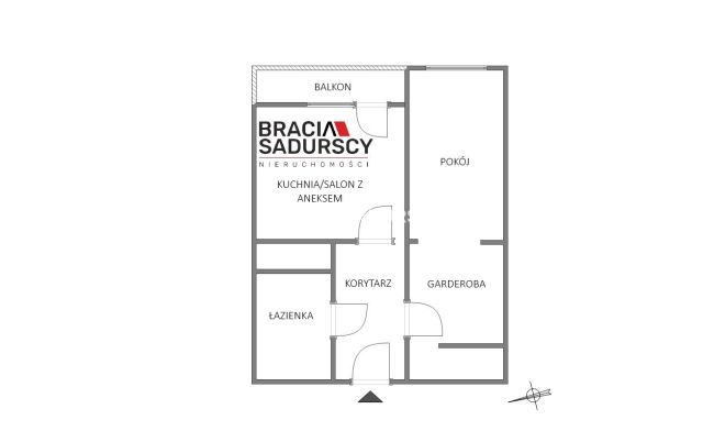 Mieszkanie 2-pokojowe Kraków Mistrzejowice, os. Kombatantów. Zdjęcie 15