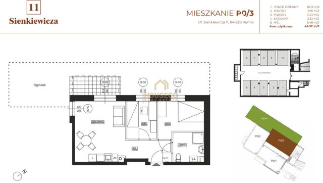 Mieszkanie 3-pokojowe Rumia Centrum, ul. Sienkiewicza. Zdjęcie 5