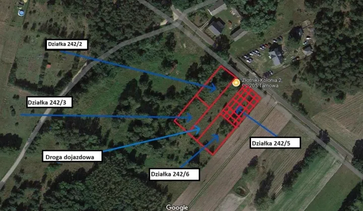 Działka budowlana Przekora, Tarnowa 2