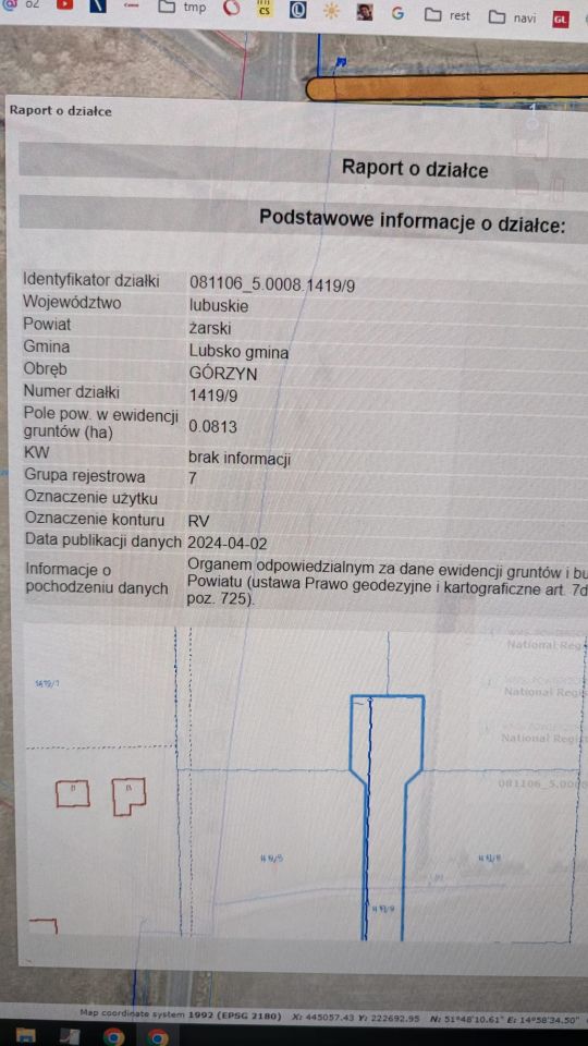 Działka budowlana Górzyn, ul. Błotna. Zdjęcie 4