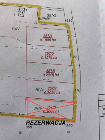 Działka budowlana Łubin Kościelny. Zdjęcie 1