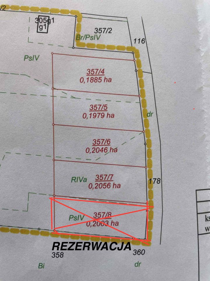 Działka budowlana Łubin Kościelny