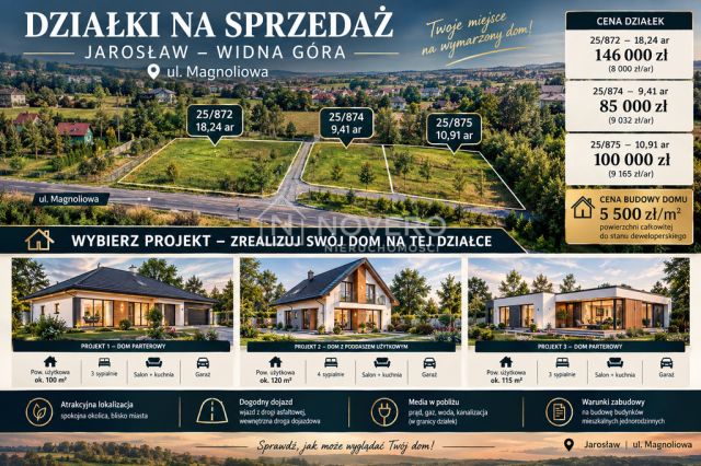 Działka budowlana Jarosław Widna Góra. Zdjęcie 1