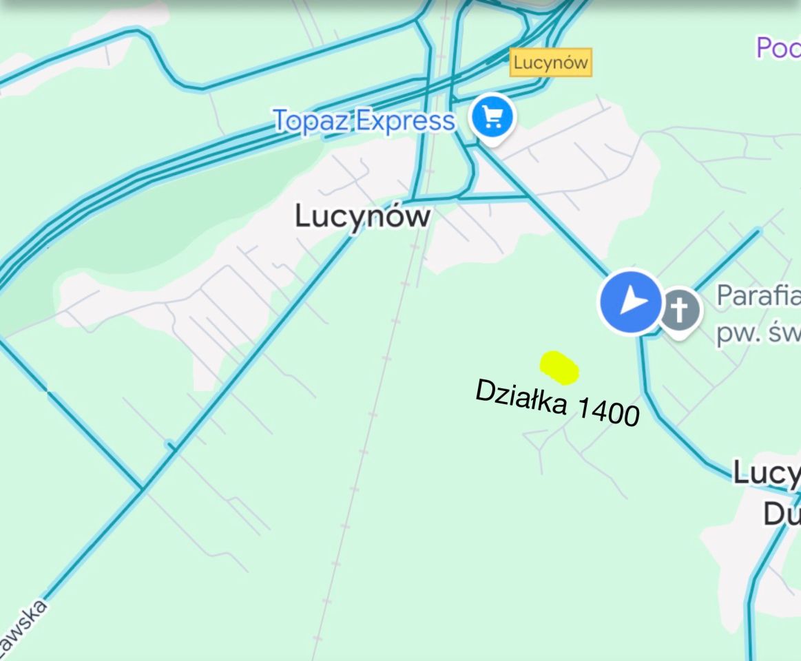 Działka budowlana Lucynów, ul. Prusa / szkolna. Zdjęcie 9