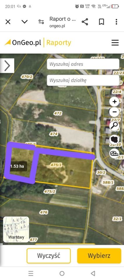 Działka rekreacyjna Krempna. Zdjęcie 4