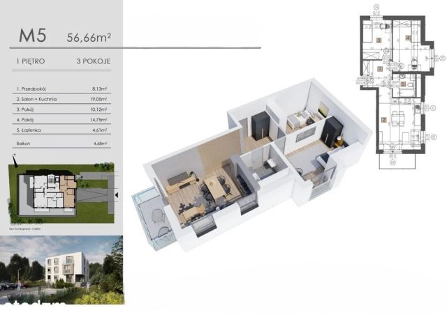 Mieszkanie 3-pokojowe Rzeszów, ul. Urocza. Zdjęcie 10