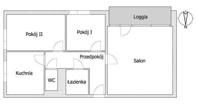 Mieszkanie 3-pokojowe Kraków Podgórze Duchackie. Zdjęcie 14