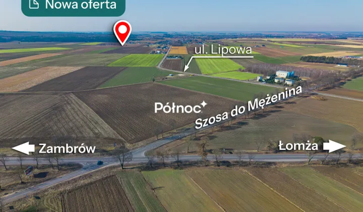 Działka budowlana Giełczyn, ul. Dębowa