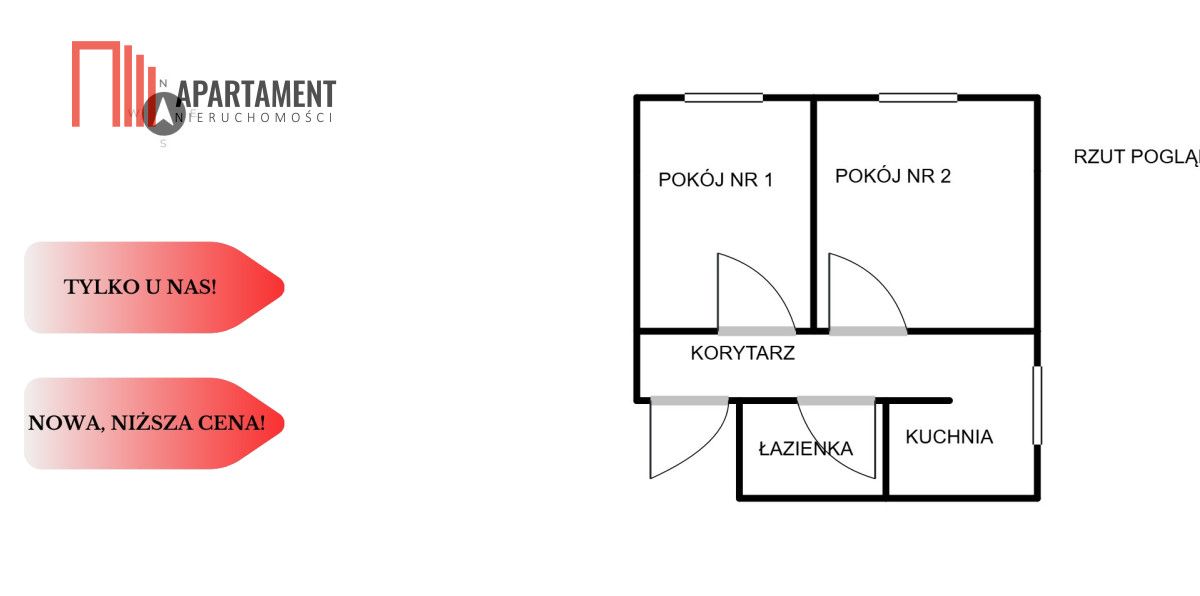 Mieszkanie 2-pokojowe Ślesin. Zdjęcie 14