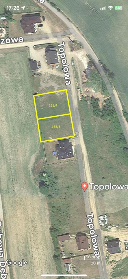 Działka budowlana Starzyno, ul. Topolowa. Zdjęcie 2