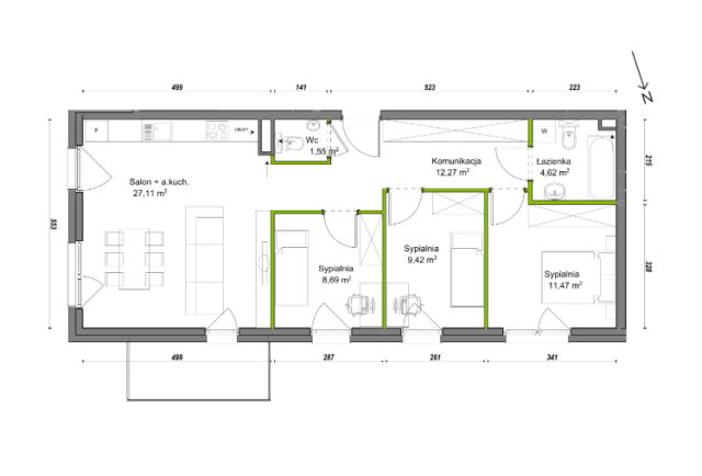 Mieszkanie 4-pokojowe Wrocław Ołtaszyn, ul. Orawska. Zdjęcie 8