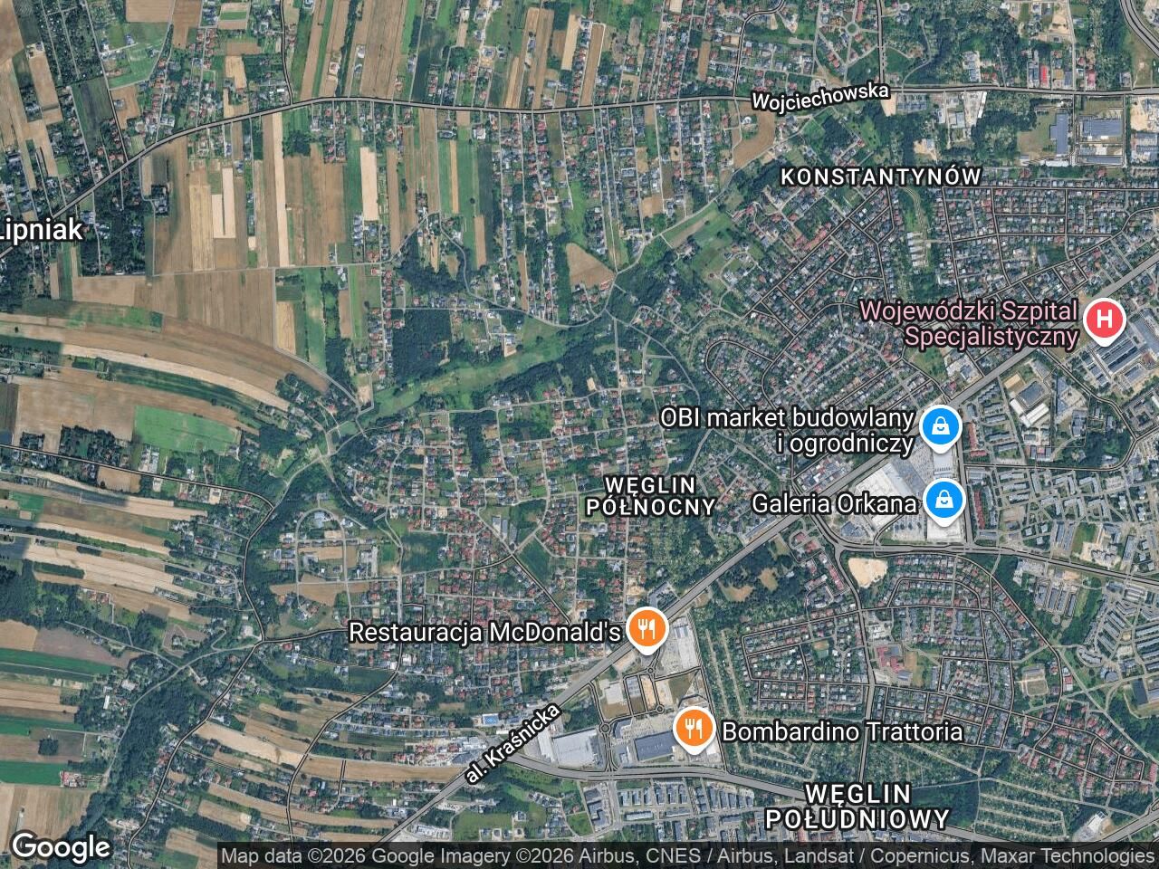 Działka na sprzedaż bez pośredników 
 
 ul. Stanisława Piątkowskiego 
 
 Lublin Węglin - Widok 2