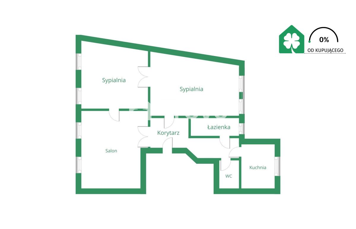 Mieszkanie 3-pokojowe Gdańsk Śródmieście, ul. Lawendowa. Zdjęcie 17