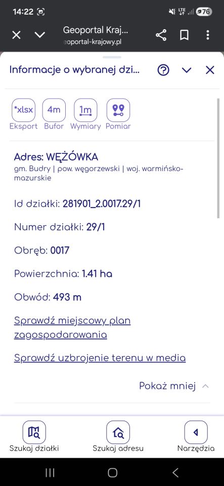 Działka rolna Wężówko. Zdjęcie 4