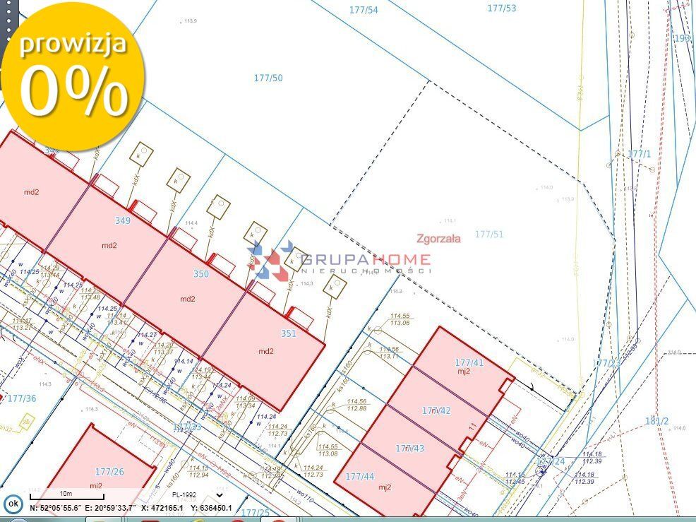 Działka budowlana Zgorzała, ul. Kormoranów. Zdjęcie 4