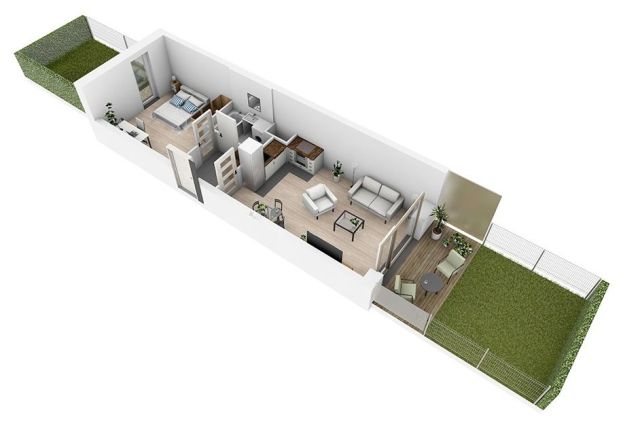 Mieszkanie 2-pokojowe Lublin Ponikwoda. Zdjęcie 5