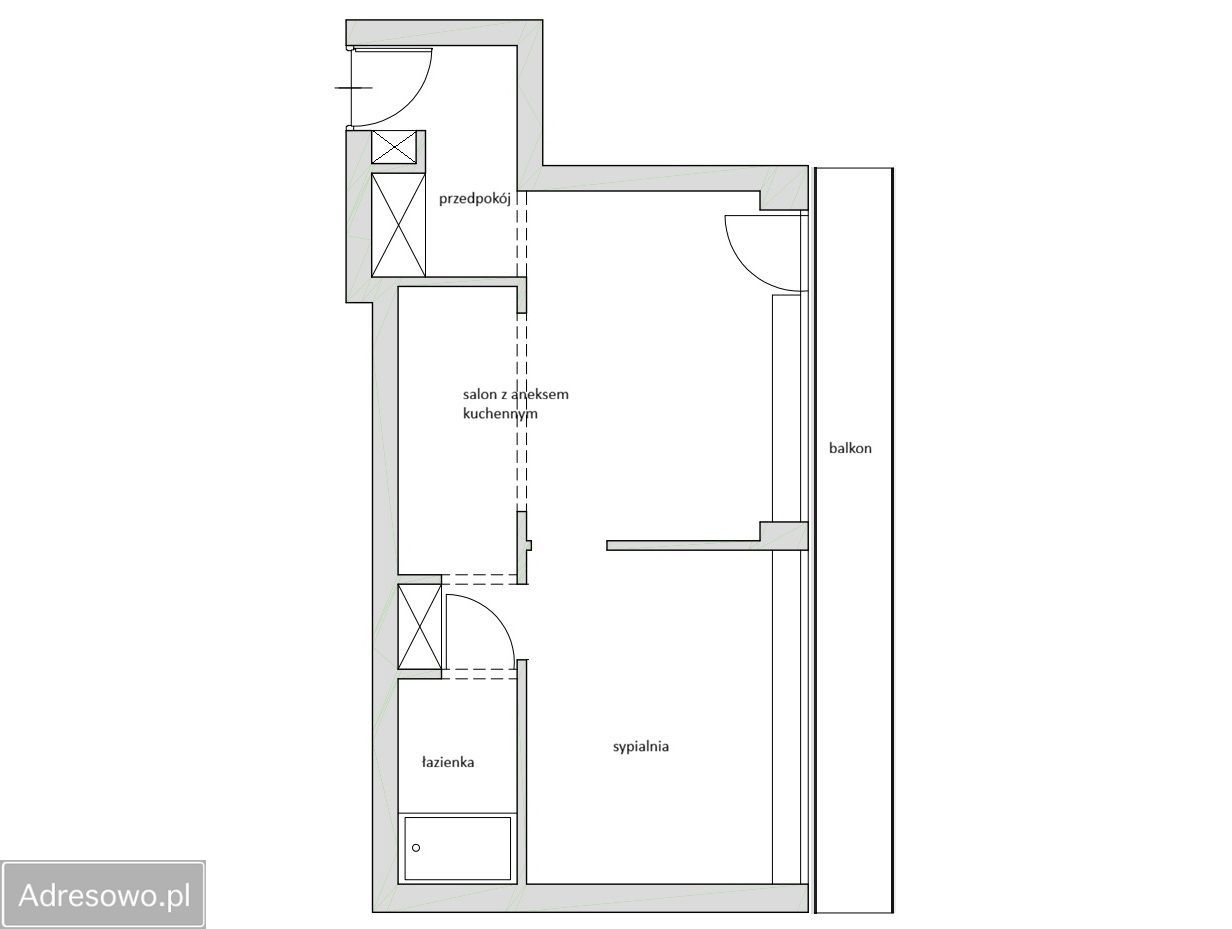 Mieszkanie 2-pokojowe Warszawa Mokotów. Zdjęcie 17