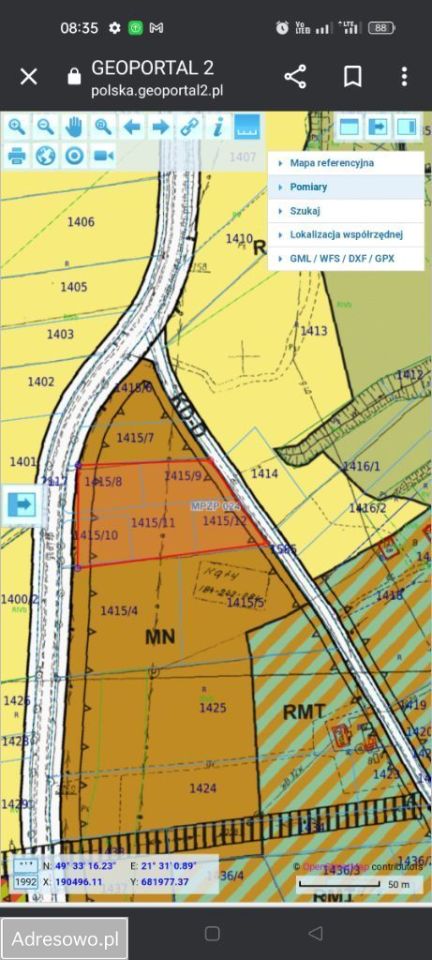 Działka budowlana Kąty. Zdjęcie 13