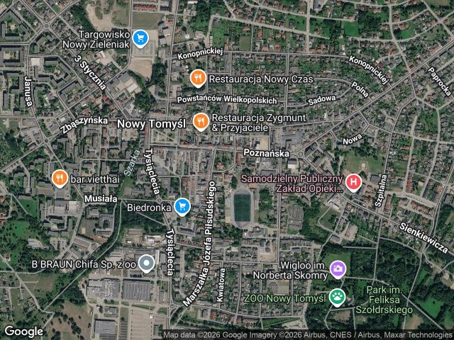Mieszkanie 2-pokojowe Nowy Tomyśl, pl. Fryderyka Chopina. Zdjęcie 1