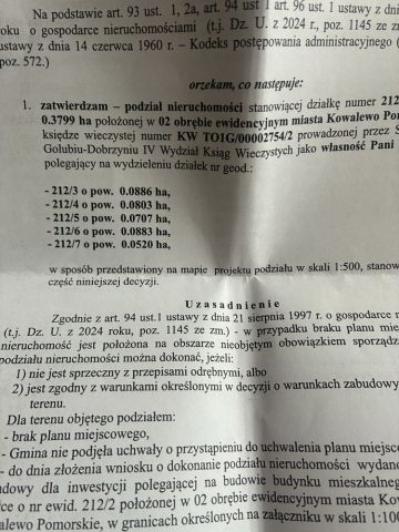 Działka budowlana Kowalewo Pomorskie, ul. Słowackiego. Zdjęcie 1