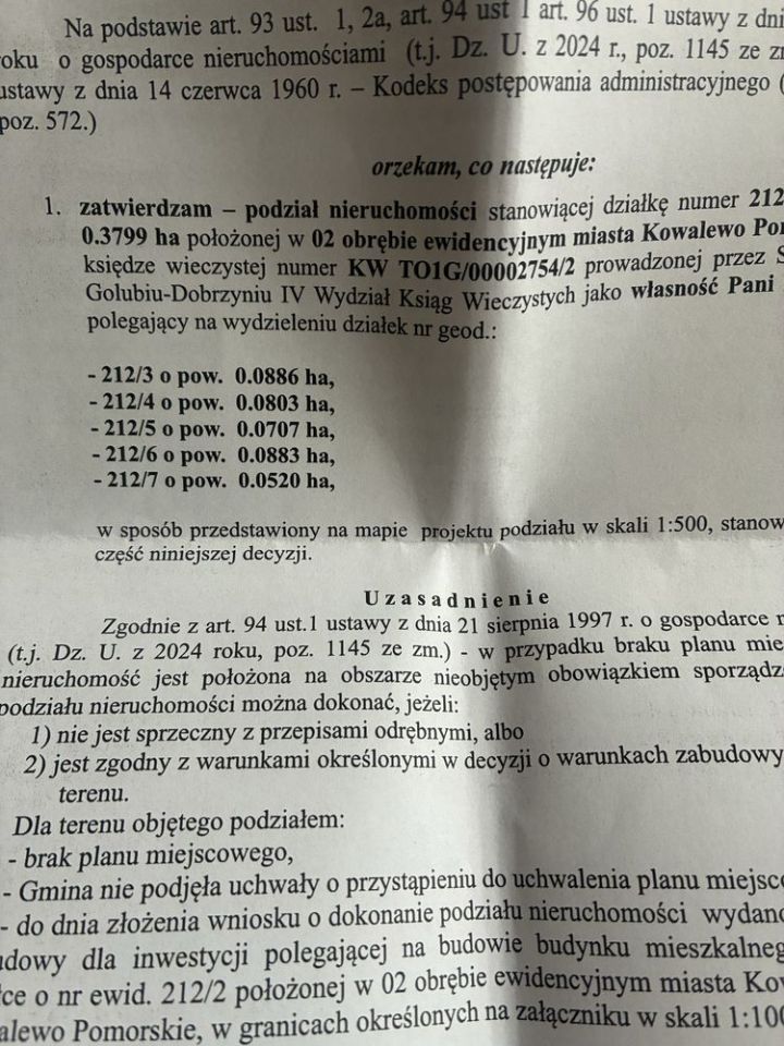 Działka budowlana Kowalewo Pomorskie, ul. Słowackiego. Zdjęcie 2