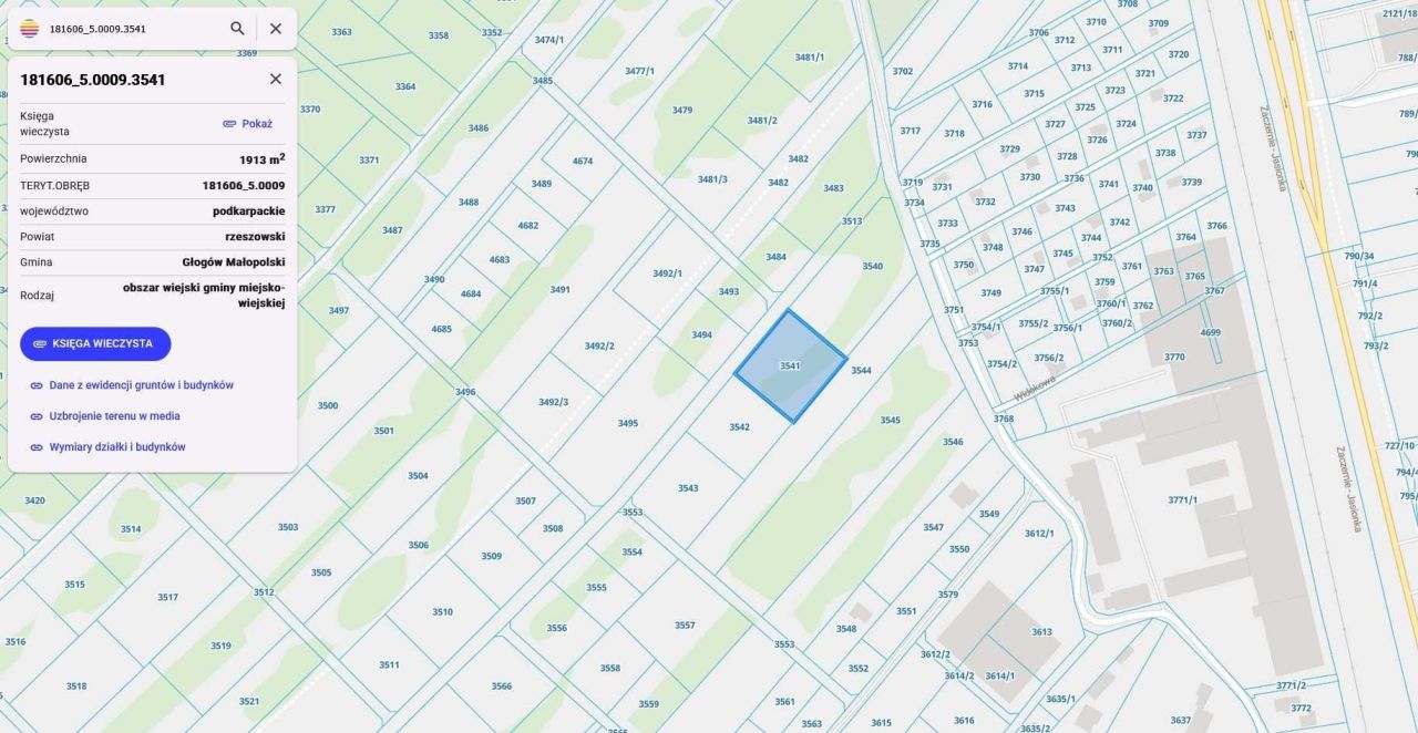 Działka budowlana Rudna Mała. Zdjęcie 2