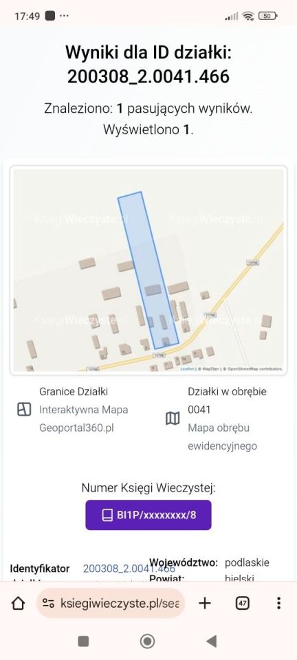Działka siedliskowa Szpaki. Zdjęcie 4