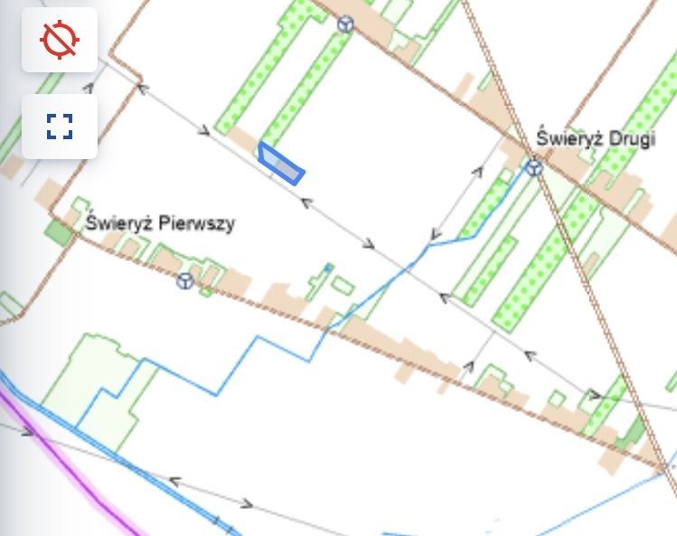 Działka budowlana Świeryż Drugi. Zdjęcie 2