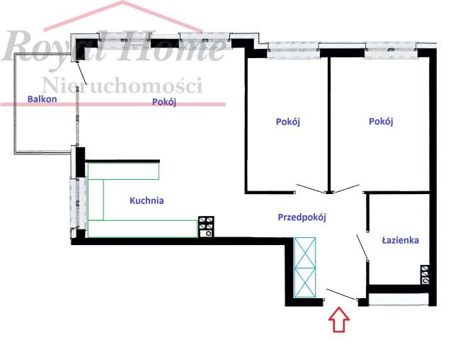 Mieszkanie 3-pokojowe Wrocław Krzyki, ul. Igora Strawińskiego. Zdjęcie 15