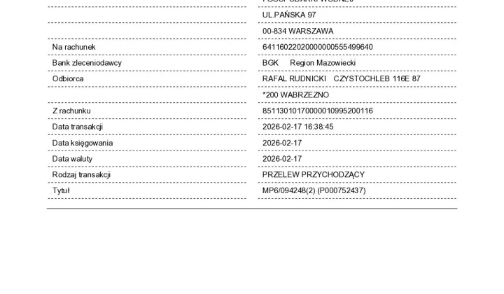 Działka budowlana Kurkocin