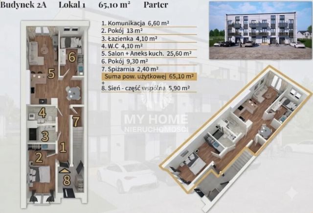 Mieszkanie 3-pokojowe Żyrardów, ul. Kazimierza Werbickiego. Zdjęcie 9