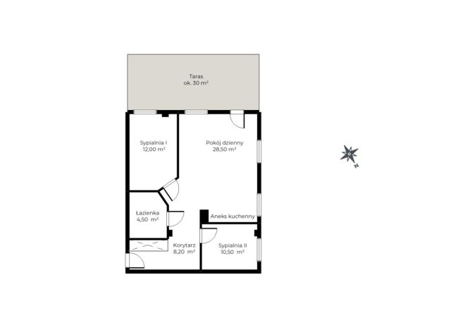 Mieszkanie 3-pokojowe Gdynia Obłuże, ul. Turkusowa. Zdjęcie 20