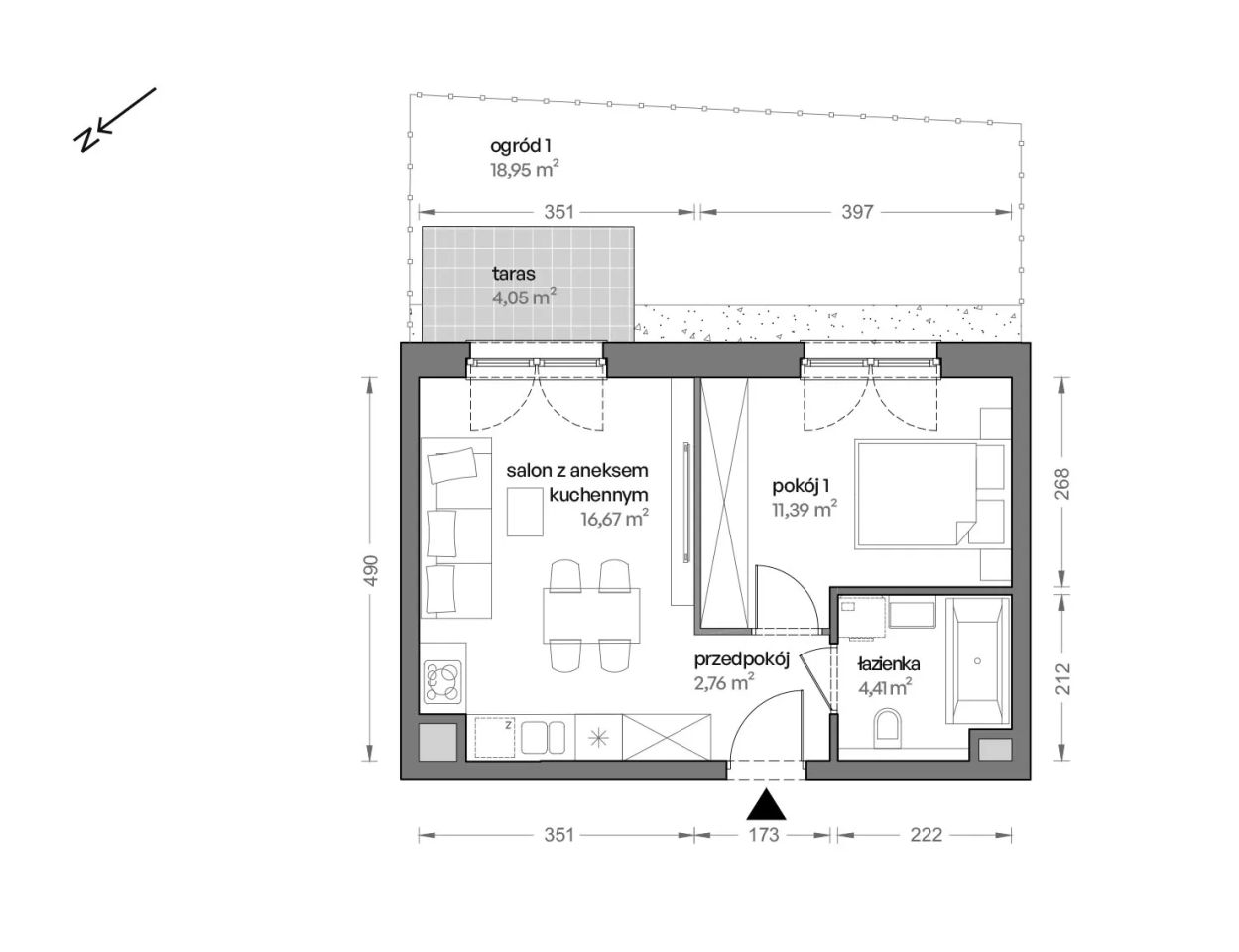 Mieszkanie 2-pokojowe Katowice Brynów, ul. Ceglana. Zdjęcie 7