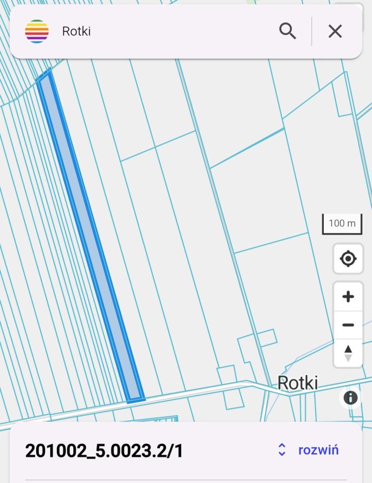 Działka rolna Rotki. Zdjęcie 2