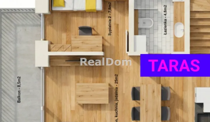 Mieszkanie 4-pokojowe Kraków Dębniki, ul. Spacerowa