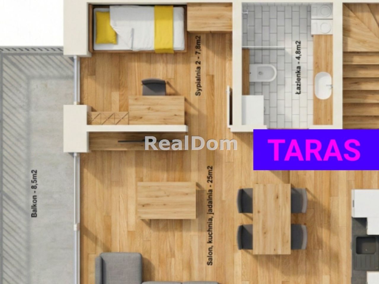 Mieszkanie 4-pokojowe Kraków Dębniki, ul. Spacerowa. Zdjęcie 1