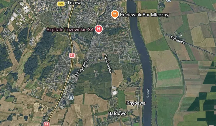 Działka rod Tczew, ul. Bałdowska