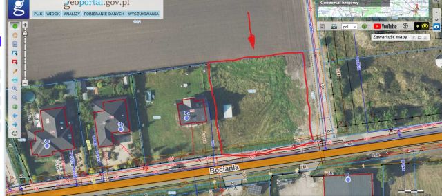Działka budowlana Masłowo, ul. Bociania. Zdjęcie 1