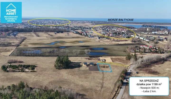 Działka inwestycyjna Nowęcin, ul. Łebska