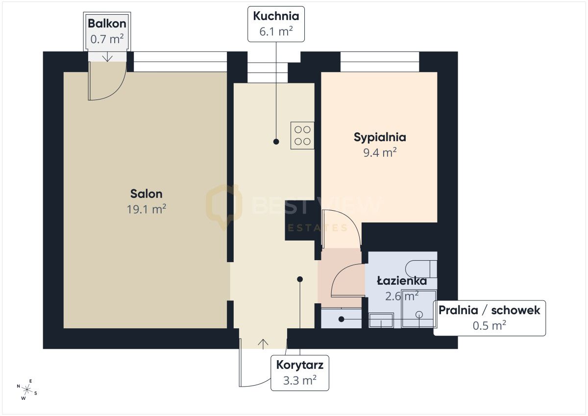 Mieszkanie 2-pokojowe Warszawa Żoliborz, ul. Elbląska. Zdjęcie 18