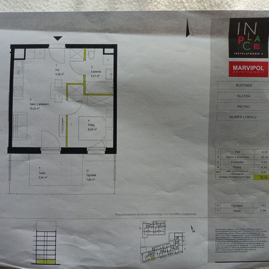 Mieszkanie 2-pokojowe Warszawa Włochy, ul. Instalatorów