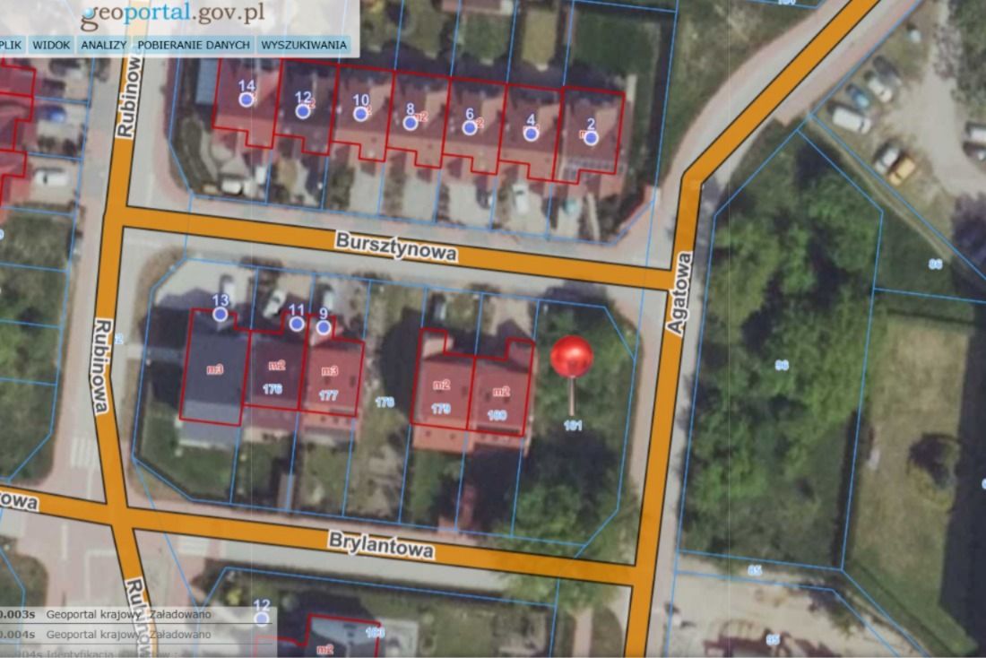 Działka budowlana Biedrusko, ul. Bursztynowa