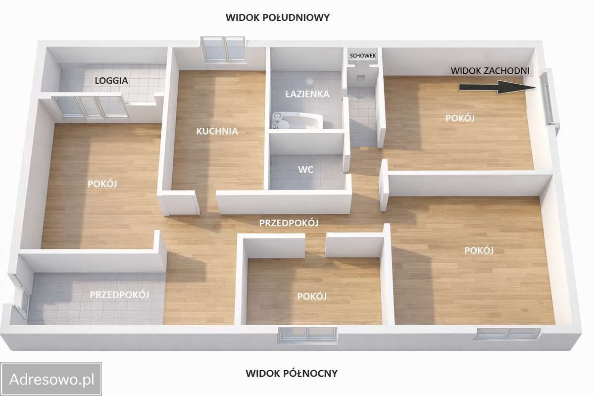 Mieszkanie 4-pokojowe Puławy, ul. Gościńczyk. Zdjęcie 9