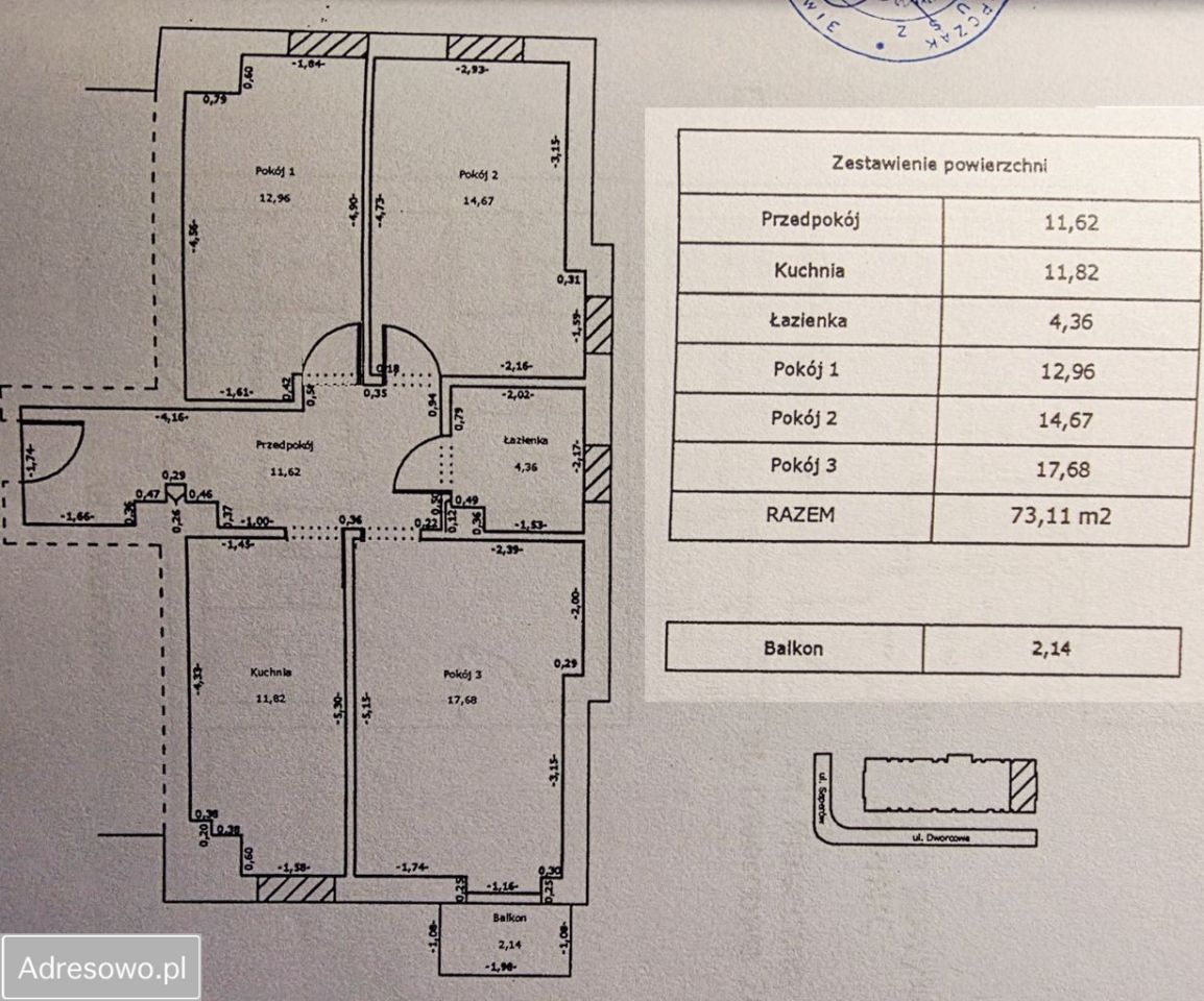 Mieszkanie 3-pokojowe Piaseczno, ul. Dworcowa. Zdjęcie 8