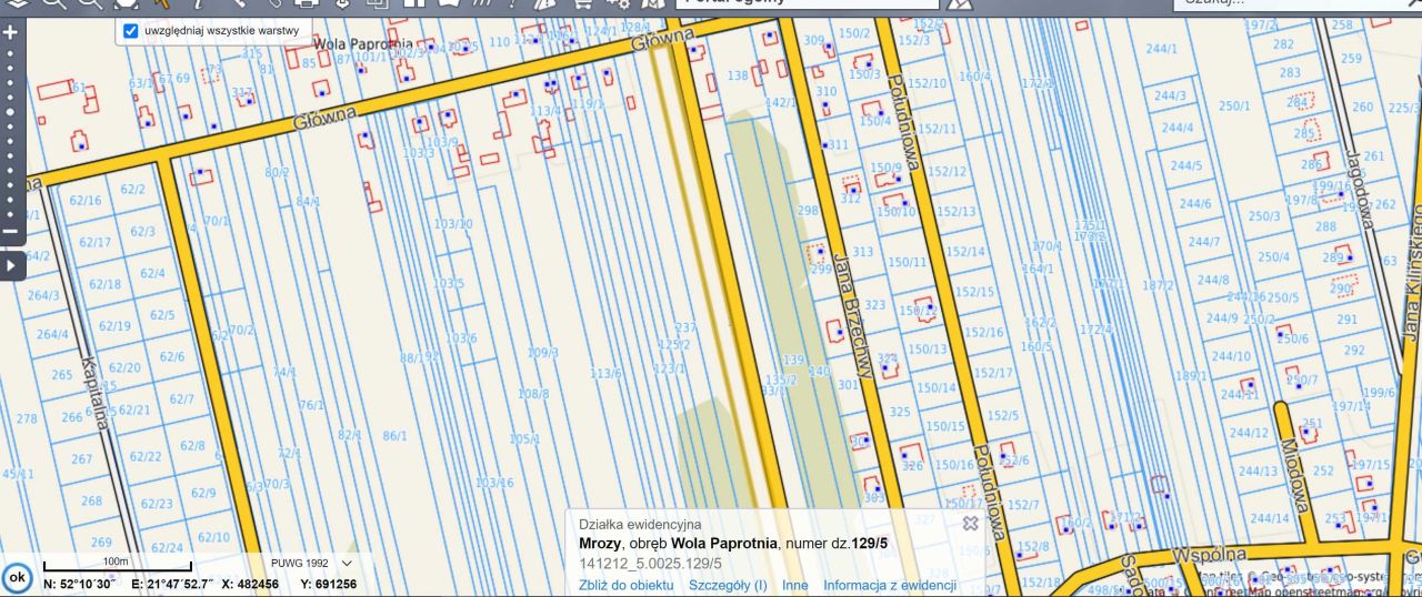 Działka budowlana Mrozy, ul. Wspólna. Zdjęcie 2