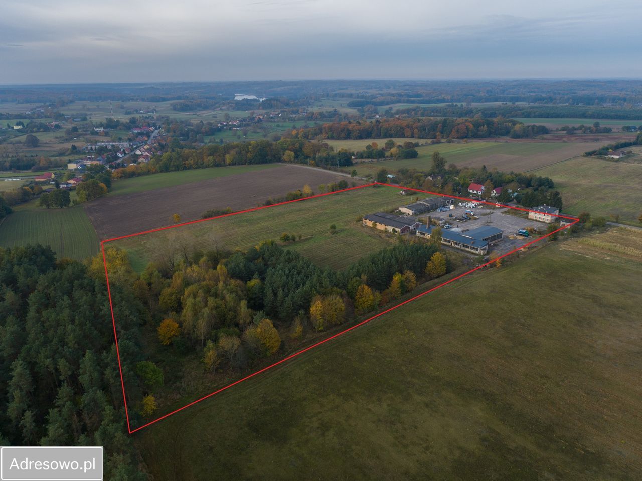 Działka inwestycyjna Ostrowice