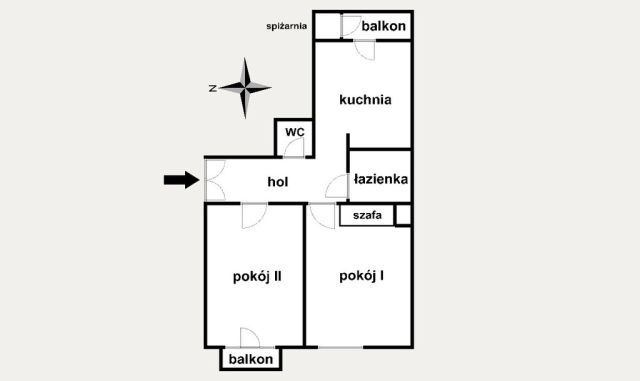 Mieszkanie 2-pokojowe Kraków Krowodrza, ul. Nowowiejska. Zdjęcie 19